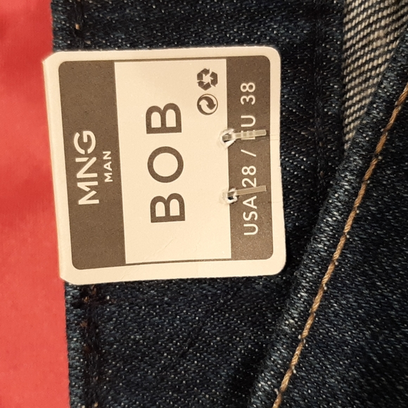 NWT Men's Mango Man Bob Straight Denim Jeans Size 28/42 - Picture 3 of 8